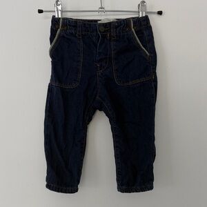 Zara Baby Boys Navy Blue Denim Pants Size 12-18 Months
